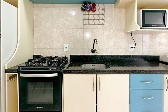 Cozinha de casa de condomínio para alugar com 3 quartos, 100m² em Ingleses do Rio Vermelho, Florianópolis