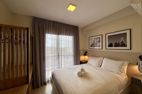Quarto de kitnet/studio à venda com 1 quarto, 22m² em Jardim das Acacias, São Paulo