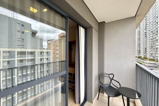Sacada de kitnet/studio à venda com 0 quarto, 22m² em Jardim das Acacias, São Paulo