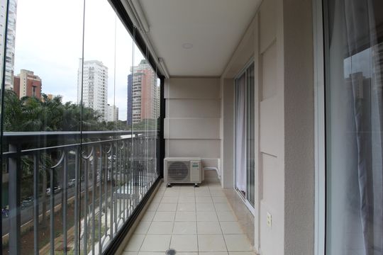 Varanda de apartamento para alugar com 1 quarto, 48m² em Vila Nova Conceição, São Paulo