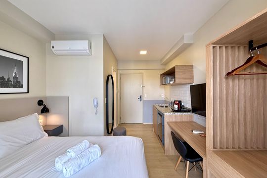 Quarto  de kitnet/studio à venda com 0 quarto, 22m² em Jardim das Acacias, São Paulo