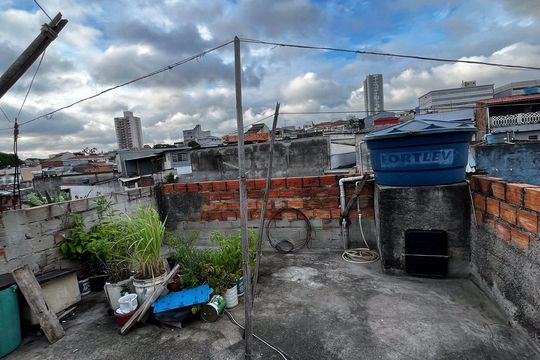 Área externa de casa à venda com 2 quartos, 150m² em Vila Ponte Rasa, São Paulo