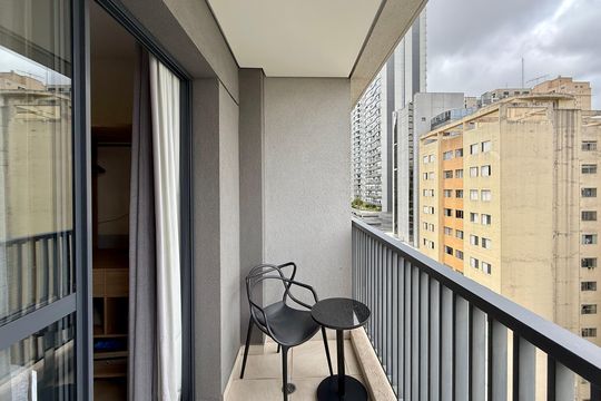 Sacada de kitnet/studio à venda com 0 quarto, 22m² em Jardim das Acacias, São Paulo