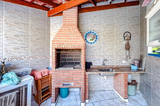 Churrasqueira de casa à venda com 3 quartos, 103m² em Jardim Jaú (zona Leste), São Paulo