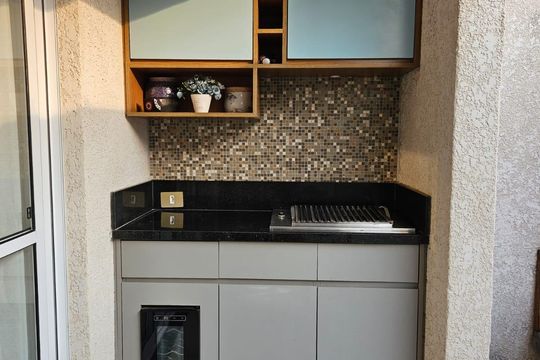 Varanda de apartamento à venda com 3 quartos, 95m² em Engordadouro, Jundiaí