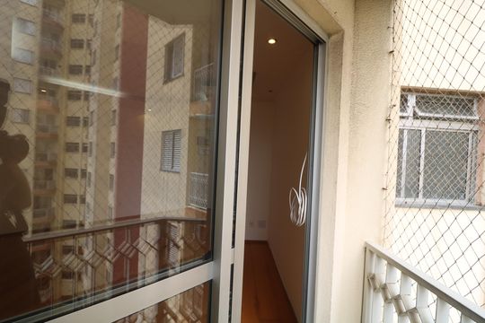 Varanda da Sala de apartamento à venda com 2 quartos, 60m² em Sítio Pinheirinho, São Paulo