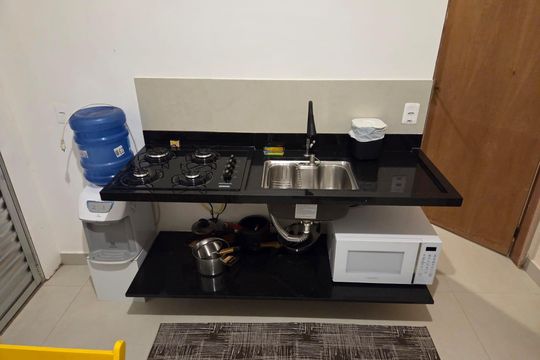 Cozinha de casa para alugar com 1 quarto, 90m² em Jardim Santa Mena, Guarulhos