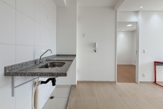 Cozinha de apartamento à venda com 1 quarto, 38m² em Cambuci, São Paulo