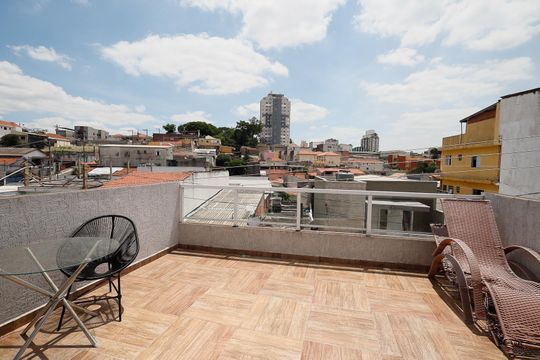Varanda  de casa à venda com 4 quartos, 250m² em Vila Isolina Mazzei, São Paulo