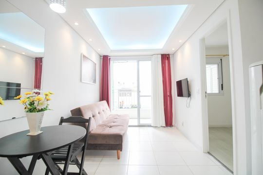 Sala/Cozinha de apartamento à venda com 1 quarto, 32m² em Belém, São Paulo