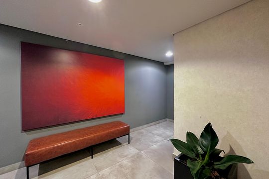 Hall Social Bloco de kitnet/studio para alugar com 1 quarto, 24m² em Santo Amaro, São Paulo