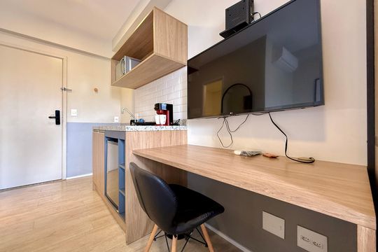 Quarto  de kitnet/studio à venda com 1 quarto, 22m² em Jardim das Acacias, São Paulo