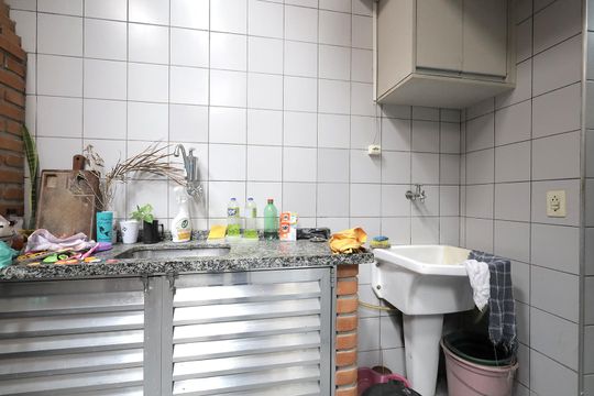 Área de Serviço de casa de condomínio à venda com 3 quartos, 120m² em Vila Metalúrgica, Santo André