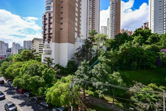 Vista do Quarto de apartamento à venda com 1 quarto, 32m² em Vila Andrade, São Paulo