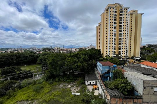 Vista da Varanda da Sala de apartamento à venda com 1 quarto, 42m² em Vila Sao Domingos, São Paulo