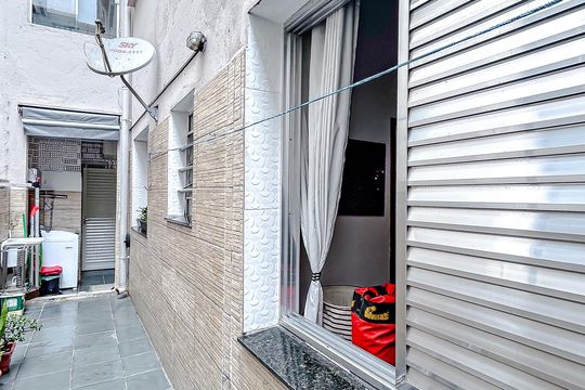 Área externa de apartamento à venda com 1 quarto, 58m² em Tatuapé, São Paulo