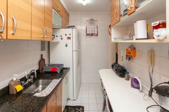Cozinha de apartamento à venda com 2 quartos, 69m² em Jardim Palmares (zona Sul), São Paulo