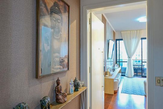 Hall Privativo de apartamento à venda com 4 quartos, 190m² em Vila Andrade, São Paulo