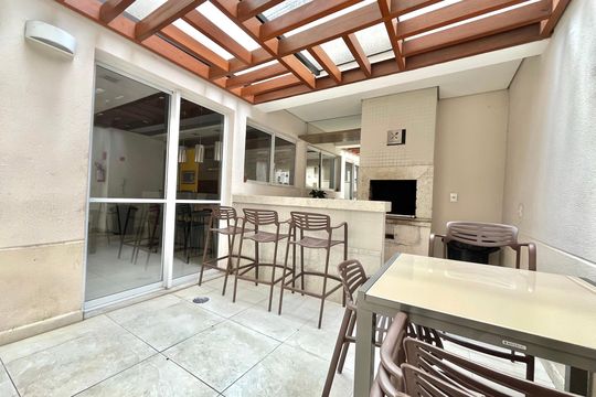 Área comum - Churrasqueira de apartamento à venda com 2 quartos, 55m² em Vila Fachini, São Paulo