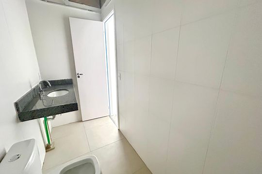 Banheiro da Suíte de apartamento à venda com 2 quartos, 69m² em Vila Rosalia, Guarulhos