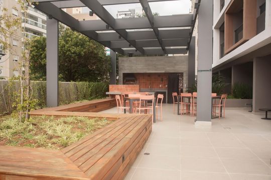 Área comum - Churrasqueira de kitnet/studio à venda com 1 quarto, 25m² em Vila da Saúde, São Paulo