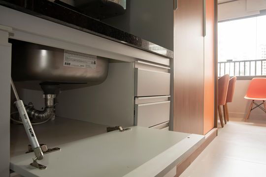 Cozinha de kitnet/studio à venda com 1 quarto, 25m² em Vila da Saúde, São Paulo