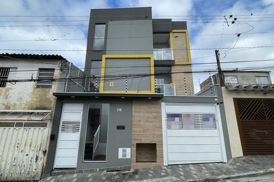 Fachada de apartamento à venda com 2 quartos, 46m² em Vila Talarico, São Paulo