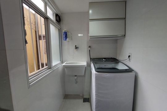 Área de serviço de apartamento à venda com 2 quartos, 60m² em Imperial de São Cristóvão, Rio de Janeiro