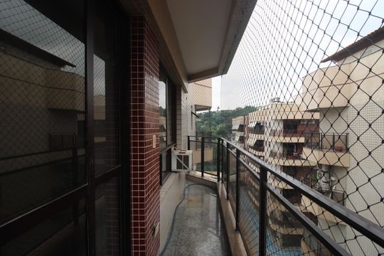 Suíte 2 - Varanda de apartamento para alugar com 3 quartos, 343m² em Jacarepaguá, Rio de Janeiro