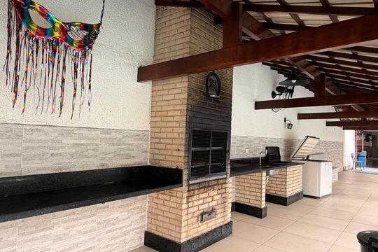Área comum - Churrasqueira de apartamento para alugar com 3 quartos, 343m² em Jacarepaguá, Rio de Janeiro