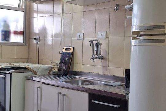 Cozinha de apartamento à venda com 2 quartos, 55m² em Vila Silvia, São Paulo