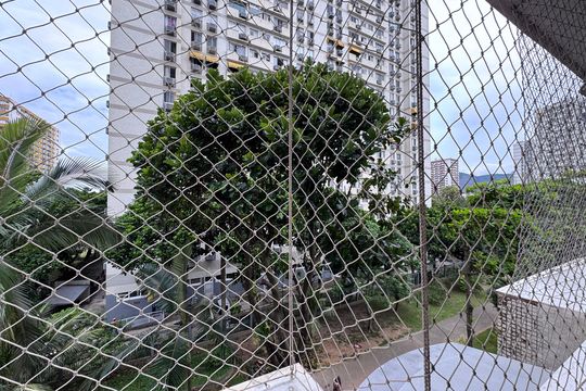 Sala - Vista de apartamento para alugar com 2 quartos, 52m² em Barra da Tijuca, Rio de Janeiro