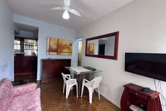 Sala de apartamento para alugar com 2 quartos, 52m² em Barra da Tijuca, Rio de Janeiro
