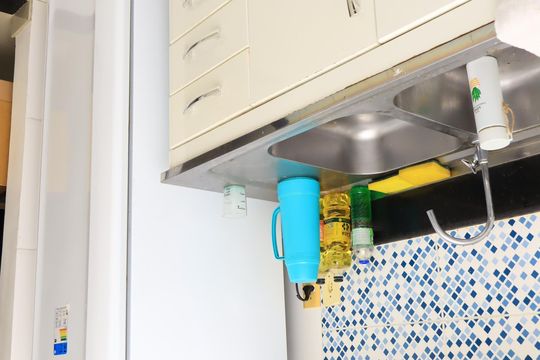 Cozinha de apartamento para alugar com 2 quartos, 57m² em Jardim das Margaridas, Salvador