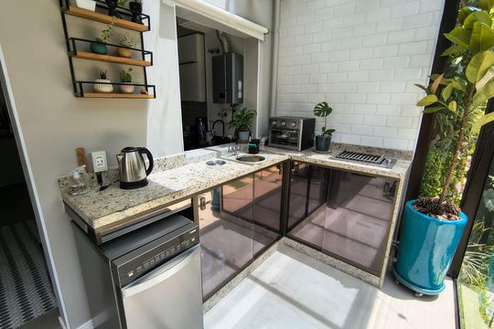 Cozinha de apartamento à venda com 2 quartos, 72m² em Pechincha, Rio de Janeiro