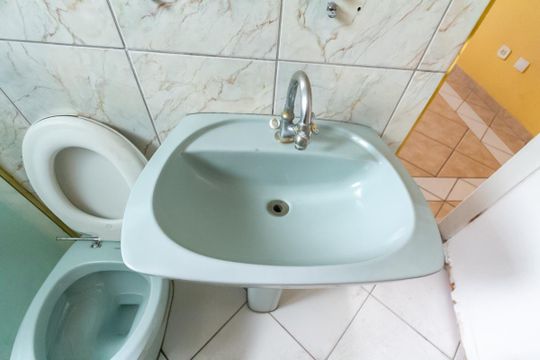 Banheiro da Suíte de apartamento para alugar com 1 quarto, 56m² em Assunção, São Bernardo do Campo