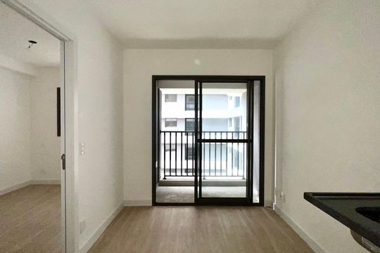 Cozinha de kitnet/studio à venda com 1 quarto, 27m² em Pinheiros, São Paulo