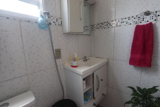 Banheiro de apartamento à venda com 2 quartos, 41m² em Conjunto Promorar Sapopemba, São Paulo