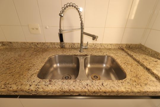 Cozinha - Pia de apartamento para alugar com 3 quartos, 128m² em Centro, Santo André