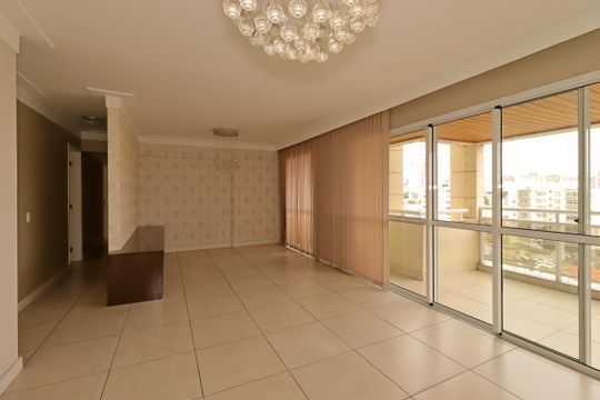 Sala de apartamento para alugar com 3 quartos, 128m² em Centro, Santo André