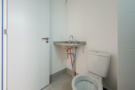 Banheiro da Suíte de apartamento à venda com 3 quartos, 59m² em Ipiranga, São Paulo