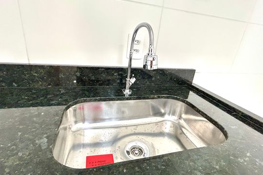 Cozinha de apartamento para alugar com 2 quartos, 44m² em Picanço, Guarulhos