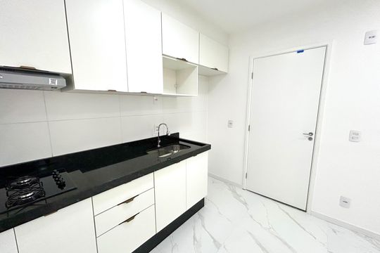 Cozinha de apartamento para alugar com 2 quartos, 44m² em Picanço, Guarulhos