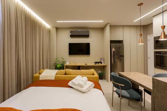 Quarto de apartamento à venda com 1 quarto, 46m² em Vila Olímpia, São Paulo