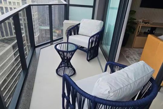 Varanda de apartamento à venda com 1 quarto, 46m² em Vila Olímpia, São Paulo