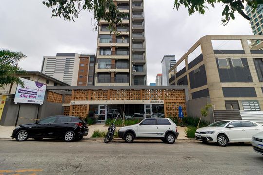Fachada de kitnet/studio para alugar com 1 quarto, 24m² em Vila Cordeiro, São Paulo