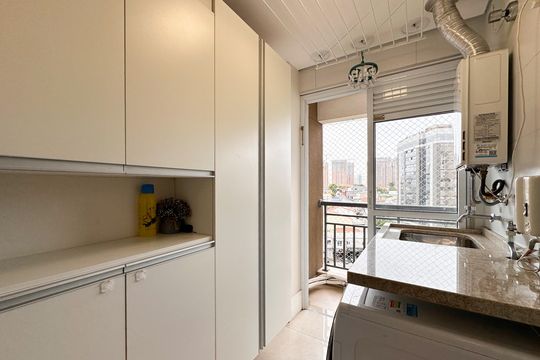 Área de Serviço de apartamento à venda com 3 quartos, 116m² em Baeta Neves, São Bernardo do Campo