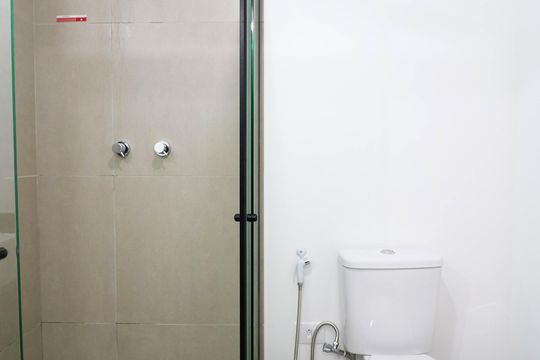 Banheiro de kitnet/studio para alugar com 1 quarto, 25m² em Santo Amaro, São Paulo