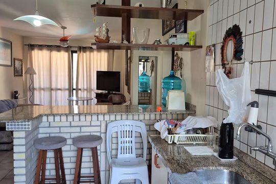 Cozinha de apartamento para alugar com 2 quartos, 70m² em Praia Brava, Florianópolis