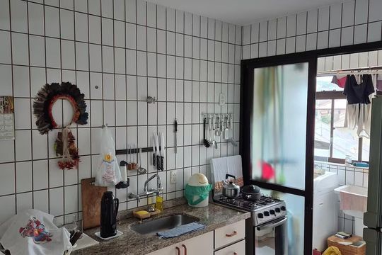 Cozinha de apartamento para alugar com 2 quartos, 70m² em Praia Brava, Florianópolis